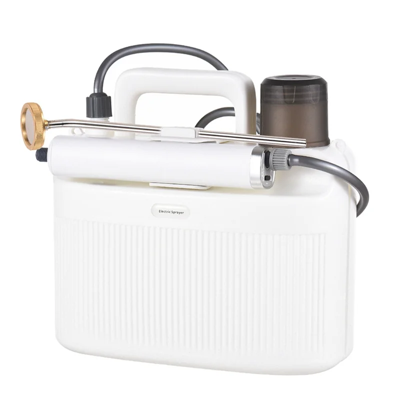 

RM-5L Electric Garden Sprayer, Rechargeable Type-C 2200Mah Battery, With 300Cm Extension Tube And Shower Spraybar.