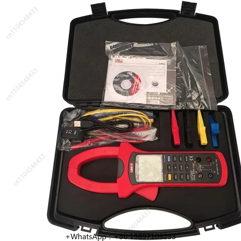 UT243 Power And Harmonics Analysis Clamp Meter Three Phase True Rms Clamp Meters
