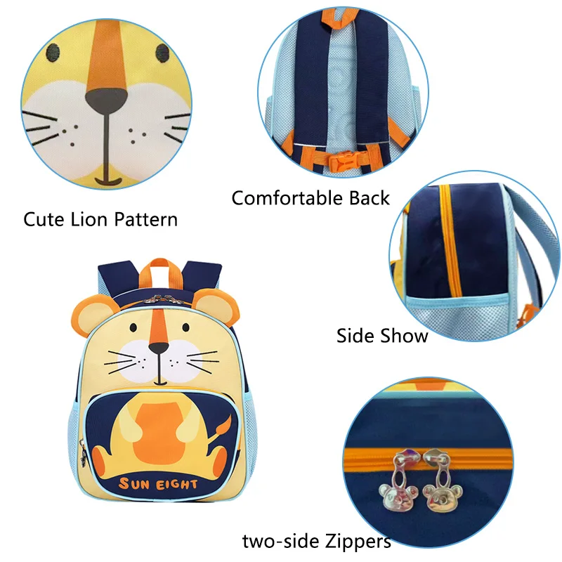 SUN EIGHT Cartoon Kid Backpack Kindergarton School Bag  Small Bags