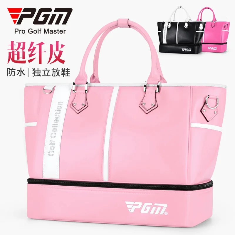 

PGM Golf Clothing Bags for Women Waterproof Golf Shoes Bag Ladies Ultra Light Portable Handbags High Capacity Sports Package new