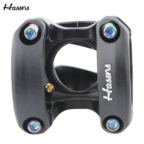 Imagen 2 del producto HASSNS DH40 vástago de bicicleta de montaña bicicleta de carretera mesa de manillar de potencia corta potencia de montaña 28,6*31,8/35*40MM puente de ciclismo elevador de vástago