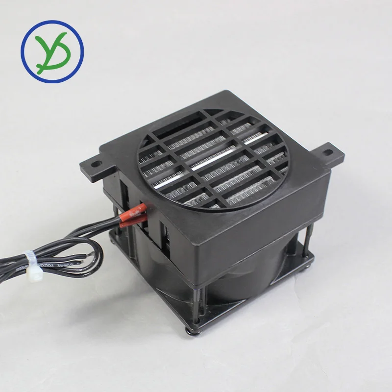 100W 220V DC Egg Incubator Heater Thermostatic Electric Heater PTC Fan Heater Heating Element Small Space Heating 106*80mm