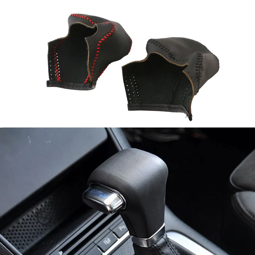Car Gear Head Shift Knob Cover for Volkswagen VW Golf 6 Passat Touran Tiguan POLO JETTA 5 AT LHD Accessories