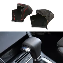 Car Gear Head Shift Knob Cover for Volkswagen VW Golf 6 Passat Touran Tiguan POLO JETTA 5 AT LHD Accessories
