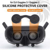 Scratch-proof Silicone Lens Cover for DJI Avata 2/Avata for DJI Goggles 3/2 Dustproof Lens Cap Flight VR Glasses Accessories