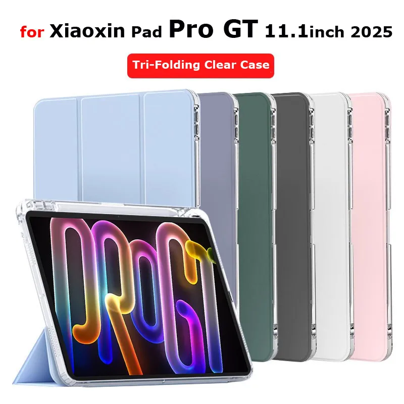 

Для Xiaoxin Pad Pro GT 11,1 дюйма 2025 TB710FU для Lenovo Tab Idea 11 TB336ZU Tab K11 B11 M11 M10 Plus Мягкий магнитный чехол из ТПУ для планшета