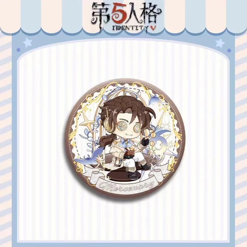 Game Identity V 6th Anniversary Q Version Badge Sculptor Prisoner Cheerleader Cosplay Brooch Collectible Lapel Halloween Gifts