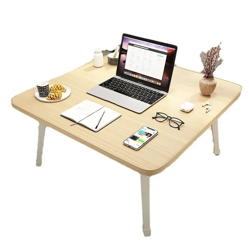 Mesa dobrável para laptop para dormitório estudantil, quarto sentado no chão, mesa de estudo em casa, mesa pequena preguiçosa