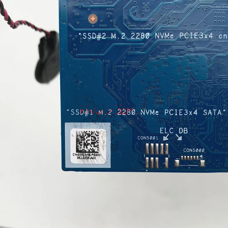 

For Dell M15 M17 CN-0WCNK6 0WCNK6 WCNK6 With SR3YY I7-8750H CPU Mainboard N17E-G1-A1 Laptop Motherboard 100% Full Tested Good