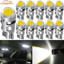 10pcs Car Bulb W5W 194 168 Reading Interior Lamps Clearance Backup Reverse Fog Light Ultra Bright T10 COB Led DC 12V Signal Lamp