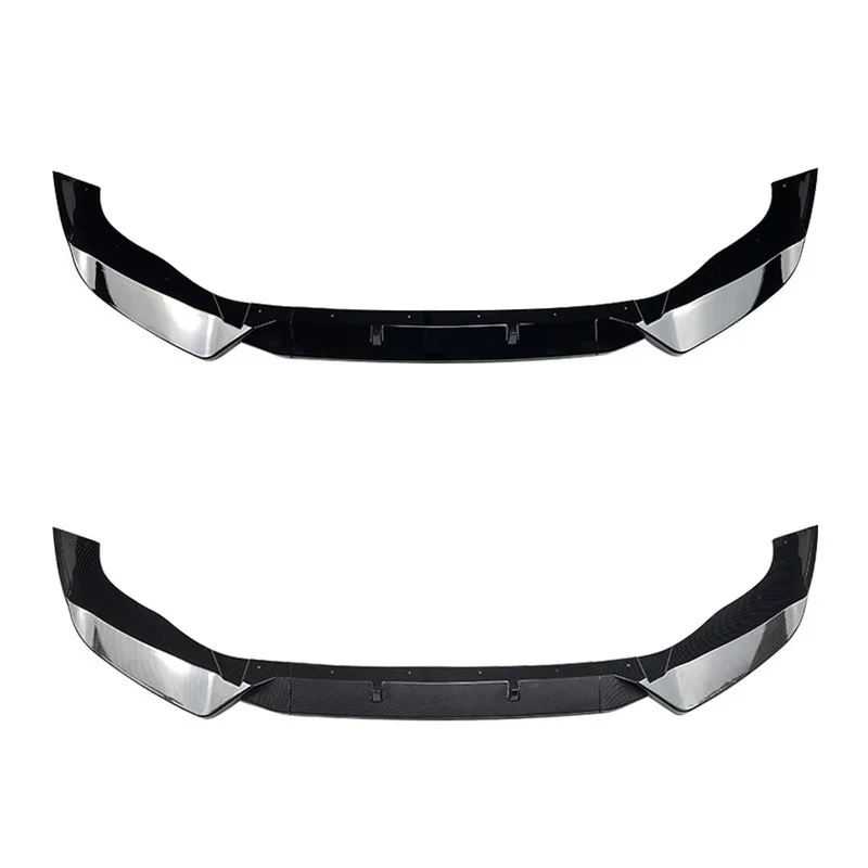 For 3PCS NEW BMW X3 G01 X4 G02 Front Bumper Diffuser Lip Splitter PU Material Black Collision Avoidance Accessories Refit 2022+