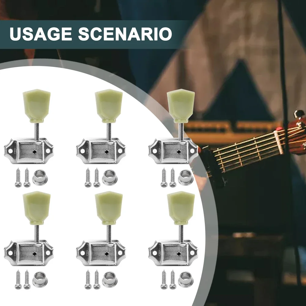 High Quality Stock Tool Useful Accessories Latest Newest Part Replacement Replaces Guitar Machine Heads Tuning