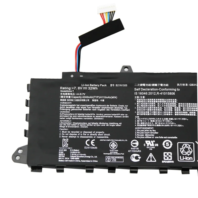 Imagem -04 - Lmdtk Novo B21n1505 7.6v Bateria do Portátil para Asus E402m 32wh E402ma E402s E402b E402n E402na E402wa E402sa
