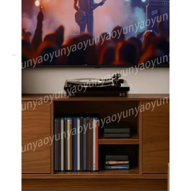 Home Bluetooth Vinyl Turntable Built‑in Speaker Classic Record Player for Vintage Home Desktop Music Decoration