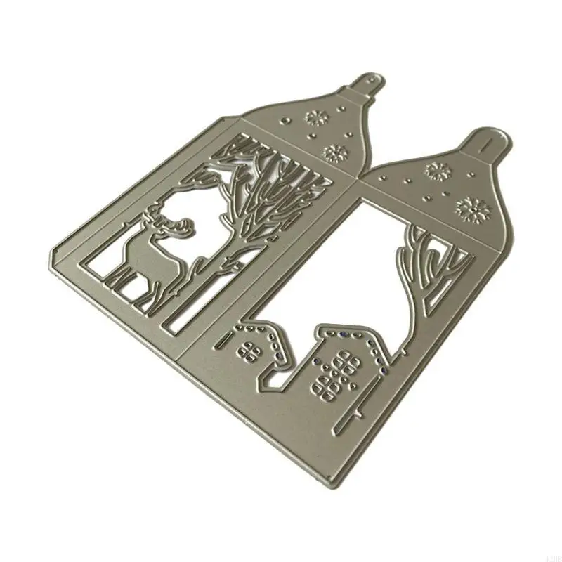 

J2HB Christmas Tree Elk Metal Cutting Dies Stencil Scrapbooking DIY Album Stamp Paper Card Embossing