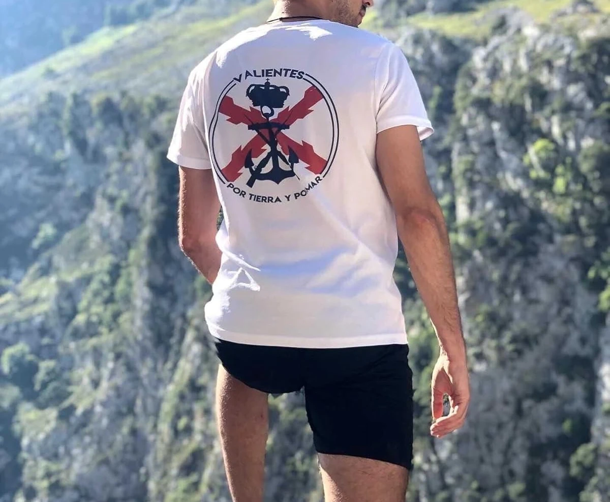 Camiseta de Infantería de Marina Española. Armada Española, Marina de Guerra T-Shirt Short Sleeve Casual 100% Cotton Shirt
