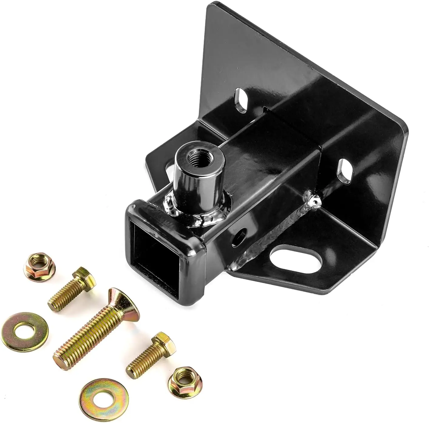

2" Rear Trailer Hitch Receiver Class 3 Towing Hitch for Dodge Dakota 2005-2010, Fit Mitsubishi Raider 2006-2009, Black