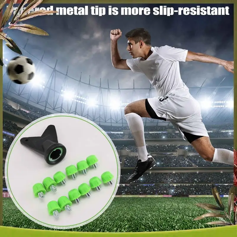 

Reliable-12Pcs Football Boot Studs Non Slip Thread Screw M6 Professional Replacement Spikes SG To AG For Adidas