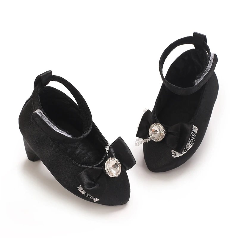0-12 Monate Baby Mädchen Prinzessinnen-Schuhe mit Diamantschleife, Weiche Sohle, Erste Schritte Schuhe für Kleinkinder – Detail 31