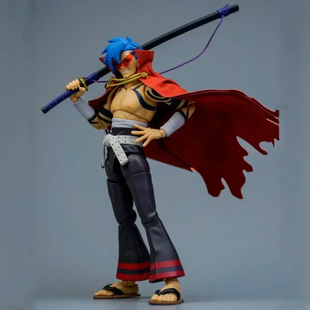 

In Stock ANIPLEX Original BUZZmod Kamina Action Figure Anime Tengen Toppa Gurren-Lagann Can Be Assembled Collection Model Toys