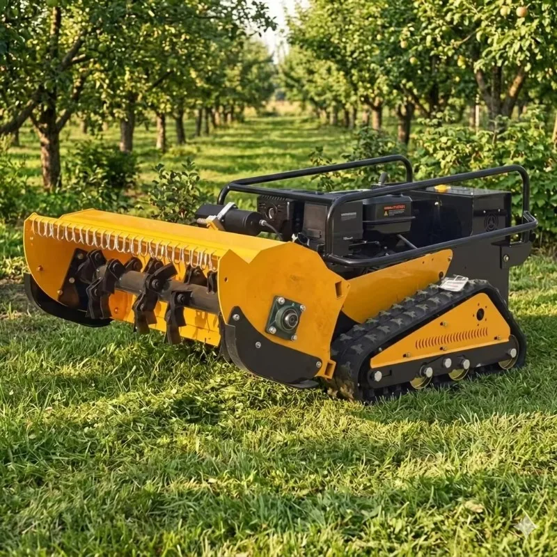 High Efficiency Low Maintenance Remote Control Lawn Mower Designed for Heavy-Duty Mowing Jobs