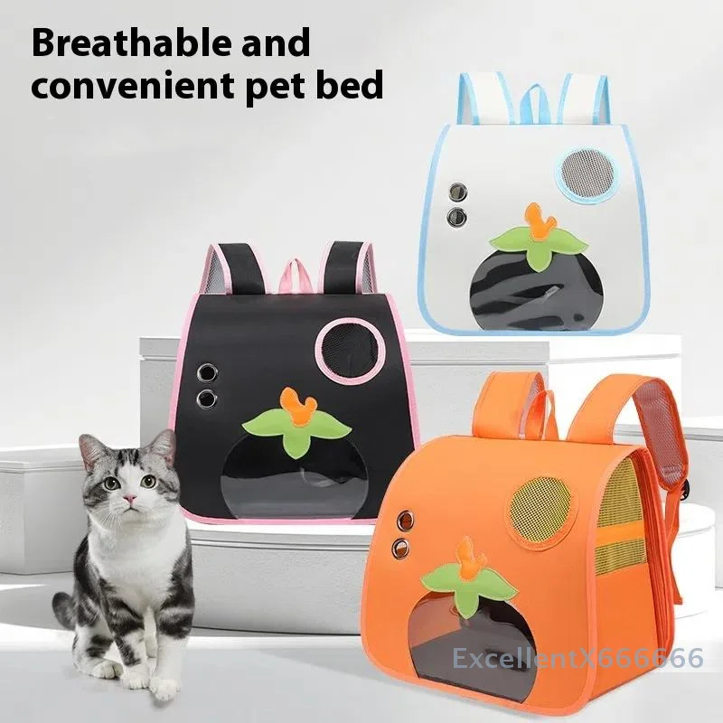 

Cute Cartoon Portable Pet Cat Bag Carrier For Small Dogs Cats Foldable Breathable Carrying Backpack Cat Outing Bag Pet Supplies
