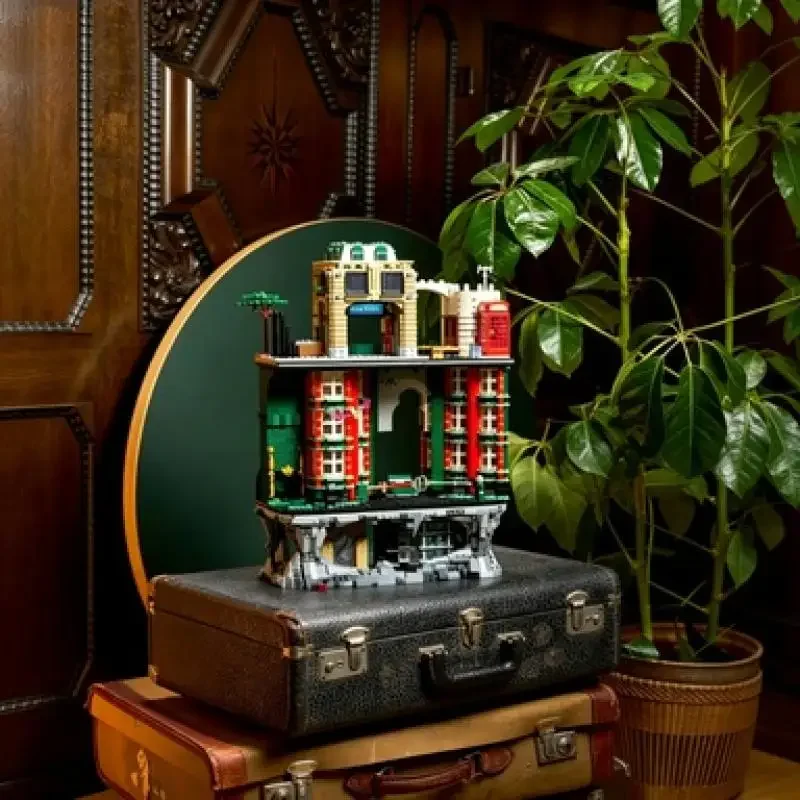 3491pcs Fantasy Wizard Headquarters Decor, Static Multi Level Structure Model Wonderful Christmas Gift For Adult Magic Collector