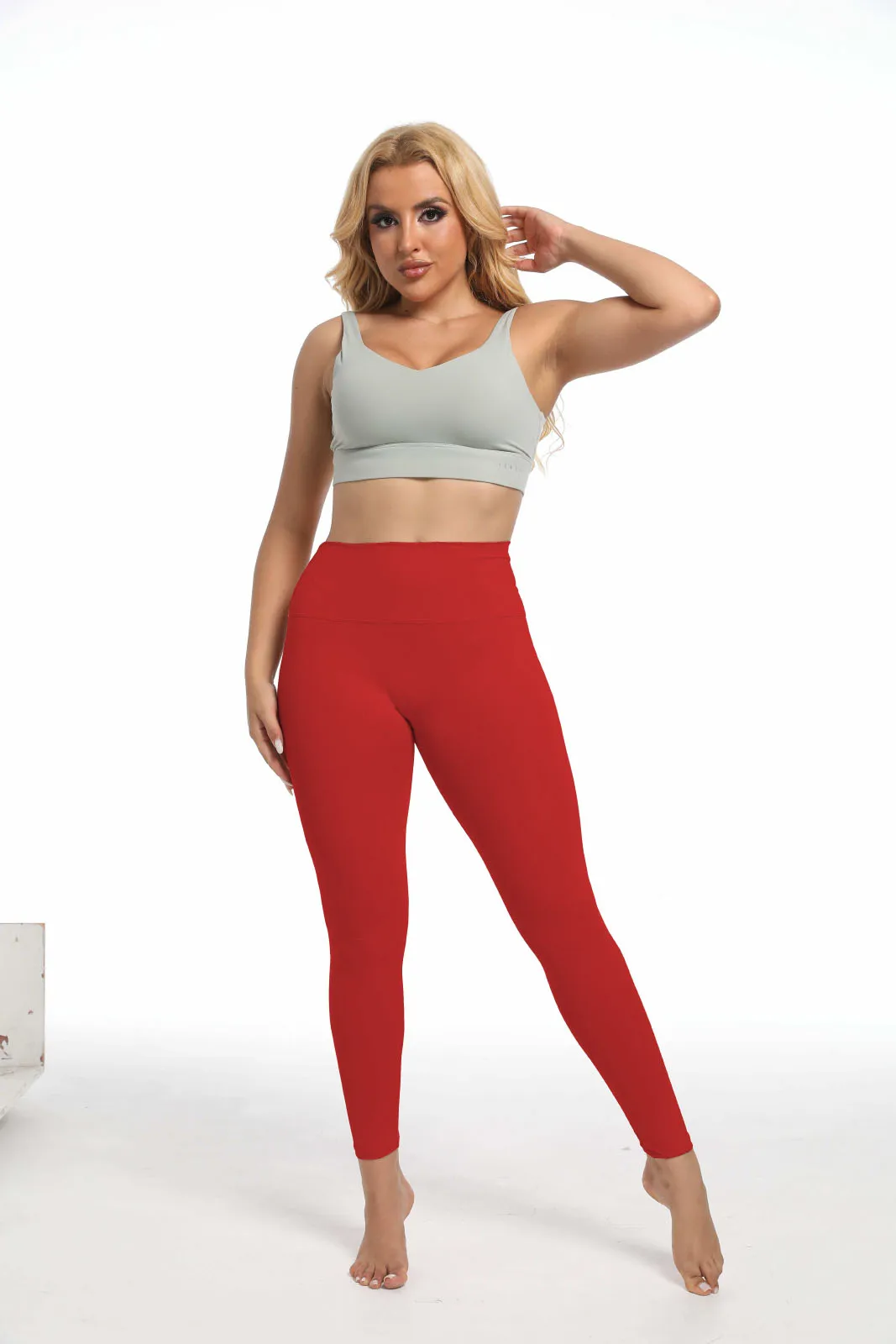 YEHAN Custom LOGO women's running trousers belly and hip yoga clothes fitness sports nude leggings