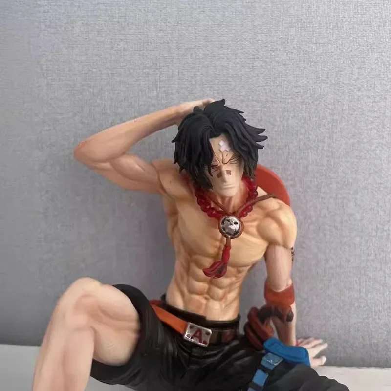 12cm One Piece Anime Character Portgas D. Ace Action Figure PVC Statue Model Collection Toy Desktop Decoration Gift Ornaments