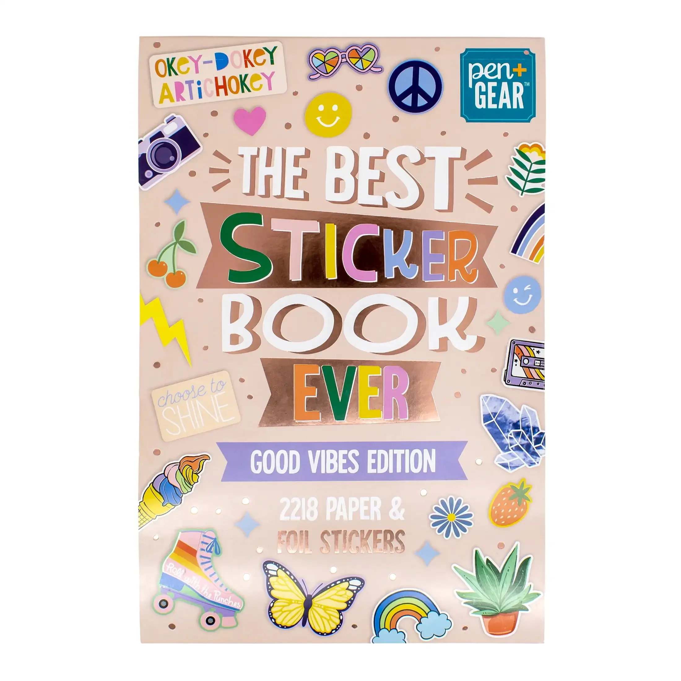 

The Best Sticker Book Ever, Good Vibes Edition, Multicolored, 40 Pages