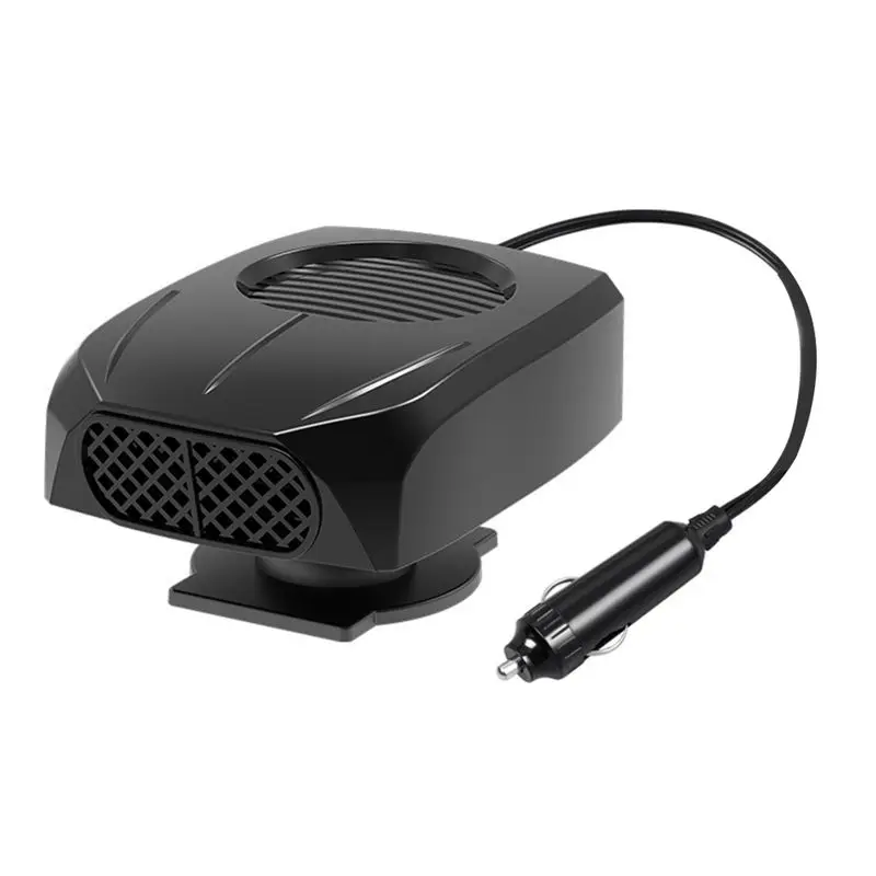 A10E-Electric Car Heater 12V Portable Demister Defroster Heating Fan 120W Dryer Windshield Defogging Car Heater Fan