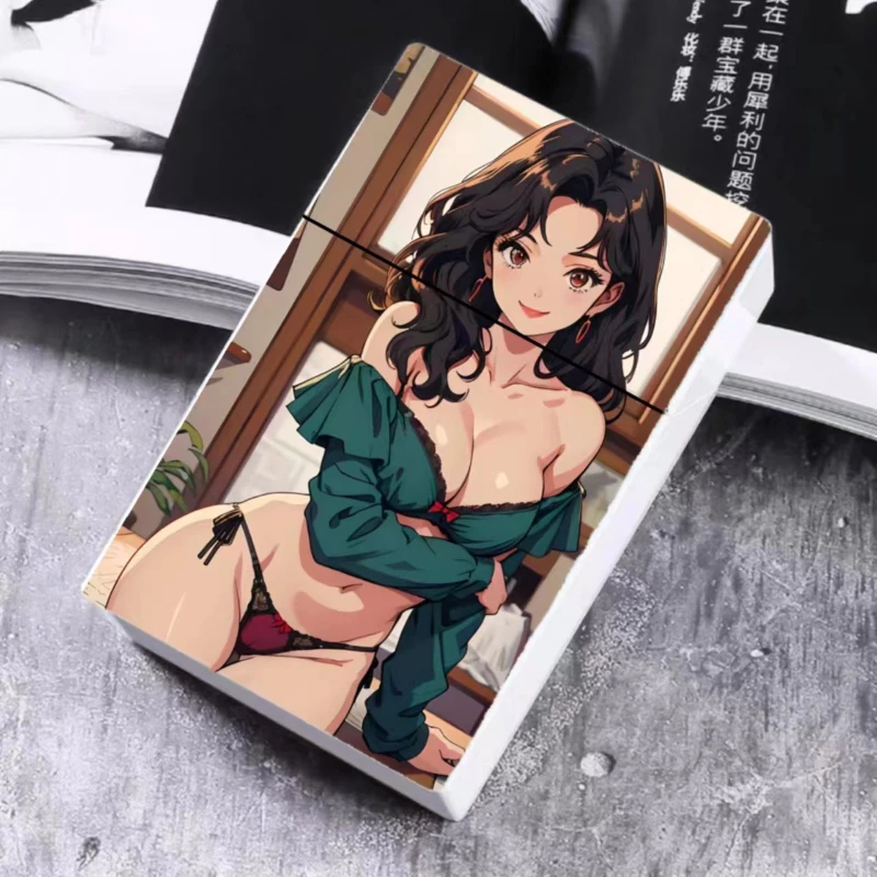 Anime Cartoon Beauty Plastic Cigarette Case Moisture proof and Deformation proof Men\'s Rough 20 Automatic Press Cigarette box