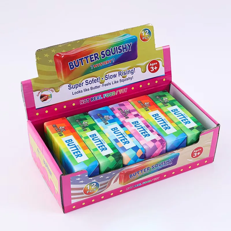 Entspannungs-Butter-Stick, Quetsch-Musik-Stressabbau-Spielzeug, Schüler-Entspannungsartikel, PU-Schaum, Weicher Niedlicher Butter-Stick mit Langsamer Rückfederung – Detail 6