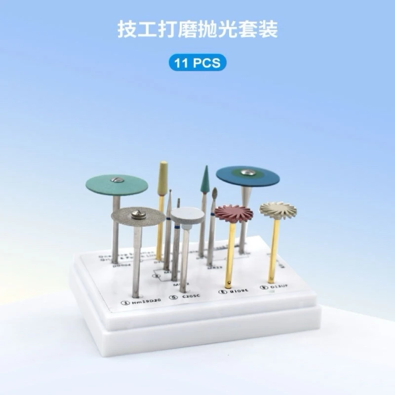 

1 комплект алмазных полировщиков HP Алмазные боры Набор для полировки зубов и шлифовки циркония Набор для полировки Стоматологические материалы