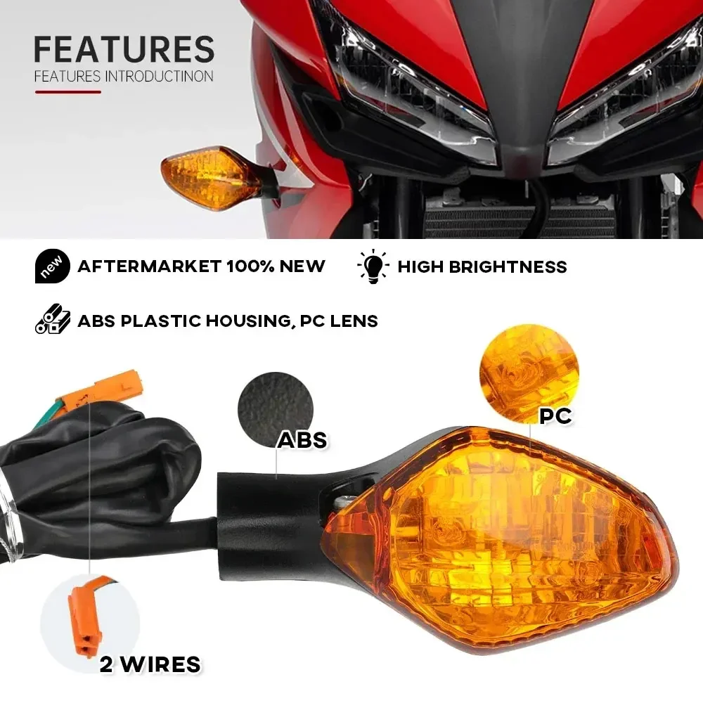 Turn Signal Indicator Light For HONDA NC700 NC750 S X D N CTX DCT Grom MSX125 CMX 300 500 CBR CB650F Motorcycle Front Rear Lamp