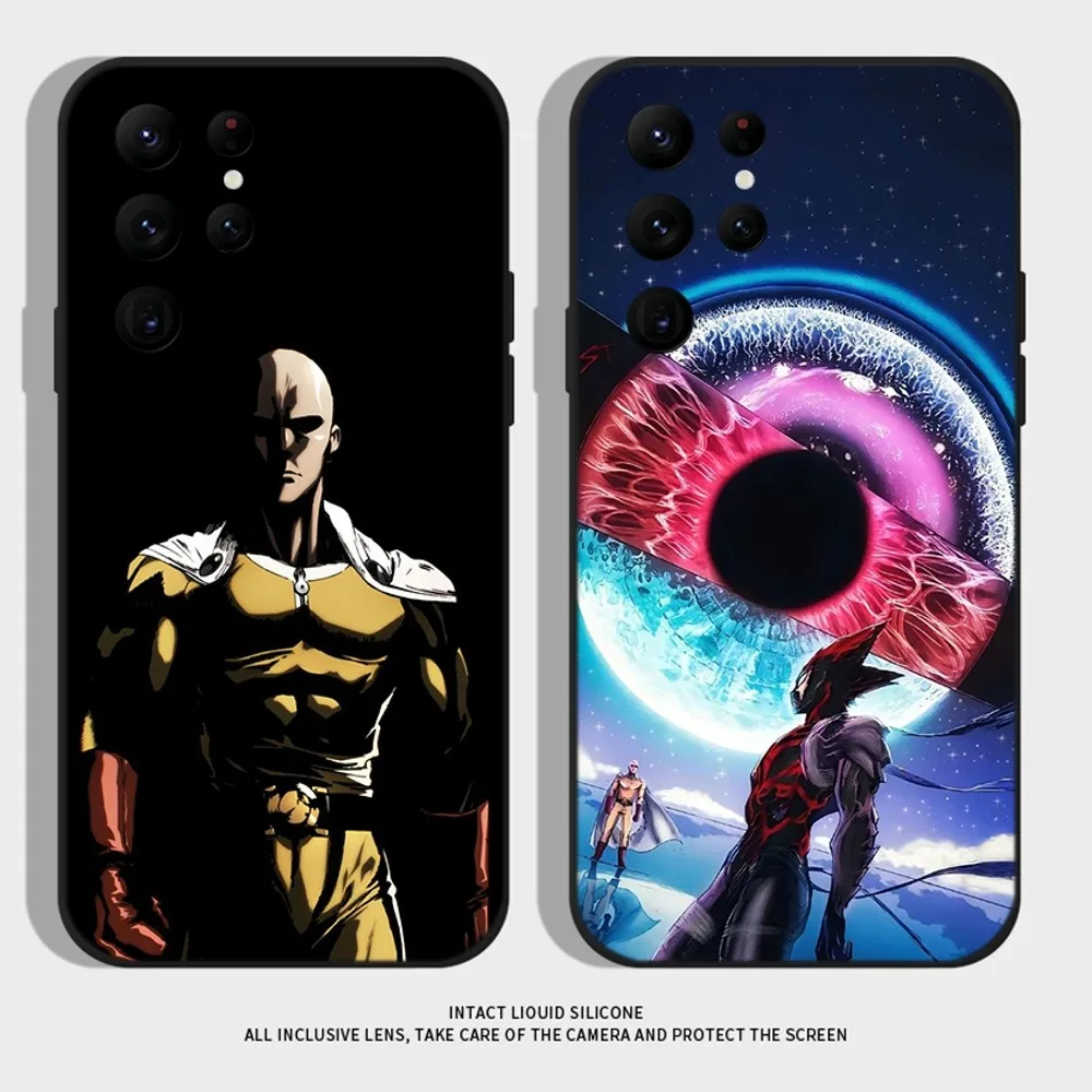 

Anime One Punch Man Phone Case For Samsung S24,S22 Ultra,S20,S30 plus,S22 plus,S23,S30 ultra 5G Silicone Cover