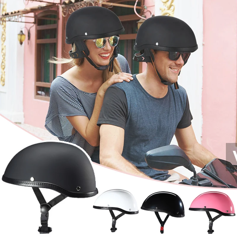 

Retro Motorcycle Helmet ABS Shell Unisex Half Face Helmet Motorcycle Mountain Bike Riding Helmet Fashion Motorcycle Equipment