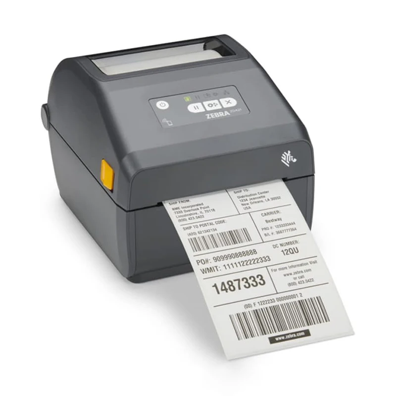 Impresora de Etiquetas Zebra Zd421, Impresora Térmica de Transferencia, Impresora de Escritorio, 300 DPI, Ancho de Impresión de 4 Pulgadas, USB, Ethernet
