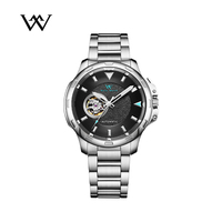 WM Watch Welly Merck Automatic Mechanical Watches 100M Water Resistant NH38 Automatic Mens Dive Watch Reloj Sapphire Glass WM038