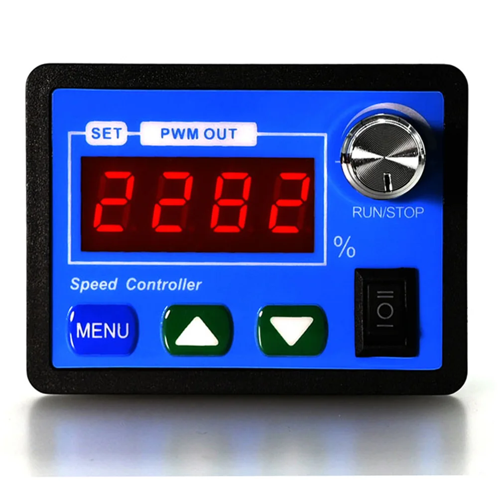 PWM Motor Driver Motor Governor PWM Adjustable Speed Regulator Generator DC6-55V 20A Motor Speed Controller with Dual Protection