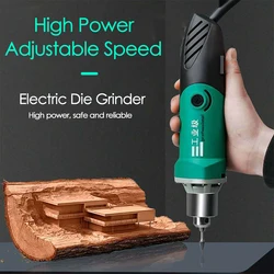 500W Chuck Electric Grinder Engraving Electric Grinder Miniature Electric Drill Chuck Electric Grinder High Speed Power Tools