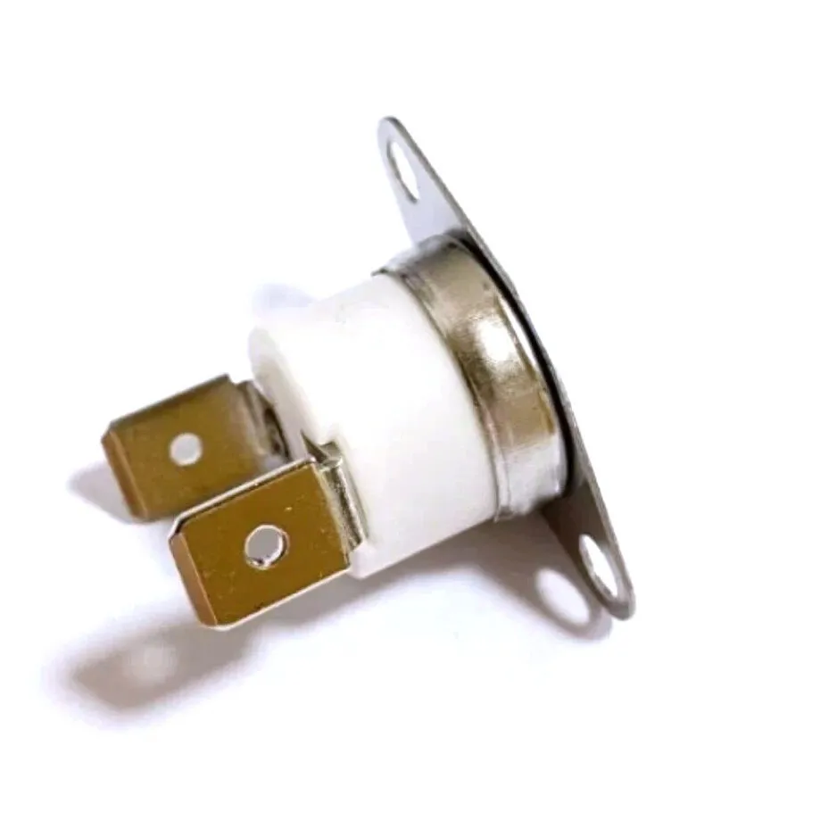 Industrial Thermal Protector Sensor 260C Trip 245C 10A 240VAC with 6.3mm Terminals for Conveyor Belt Motor Protection