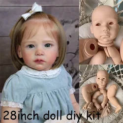 28inch Reborn Toddler Lilly Reborn Doll Kit Unfinished DIY Doll Parts