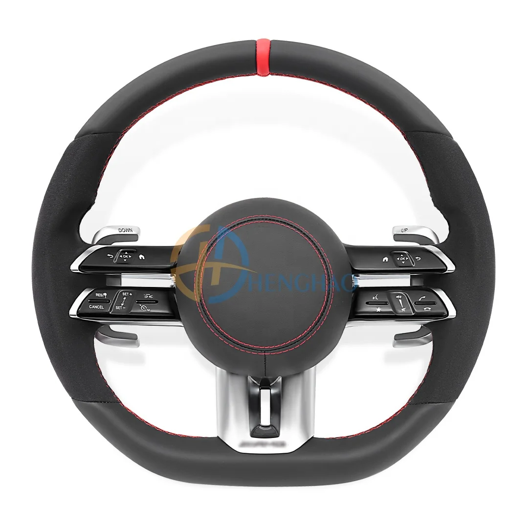 

Custom Dragonfly Leather Steering Wheel for Mercedes Benz W205 W463 W166 W204 C-Class E-Class G-Class AMG Sports Steering Wheel