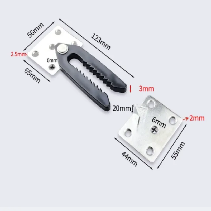 2pcs Sectional Couch Connector Clips Sofa Connector Clamps Joint Alligator Bracket Corner for Furniture Joint Fastener Hardware
