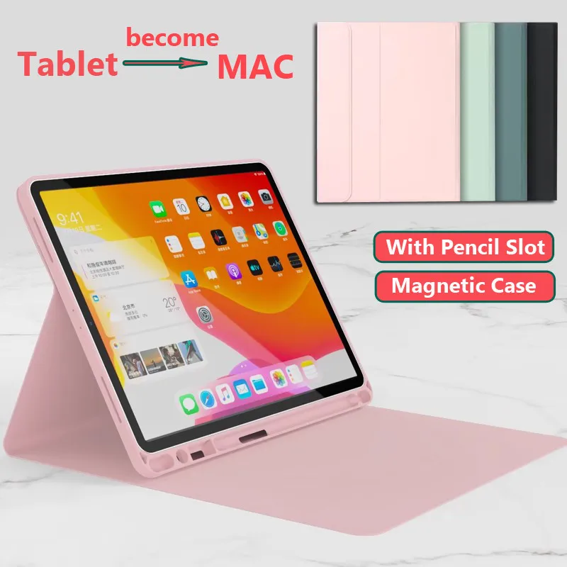 ASH Magnetic Keyboard Case for Xiaomi Redmi Pad SE 8.7 4G 2024 for Redmi Pad SE 11 Inch Cover with Pen Slot Not Include Keyboard