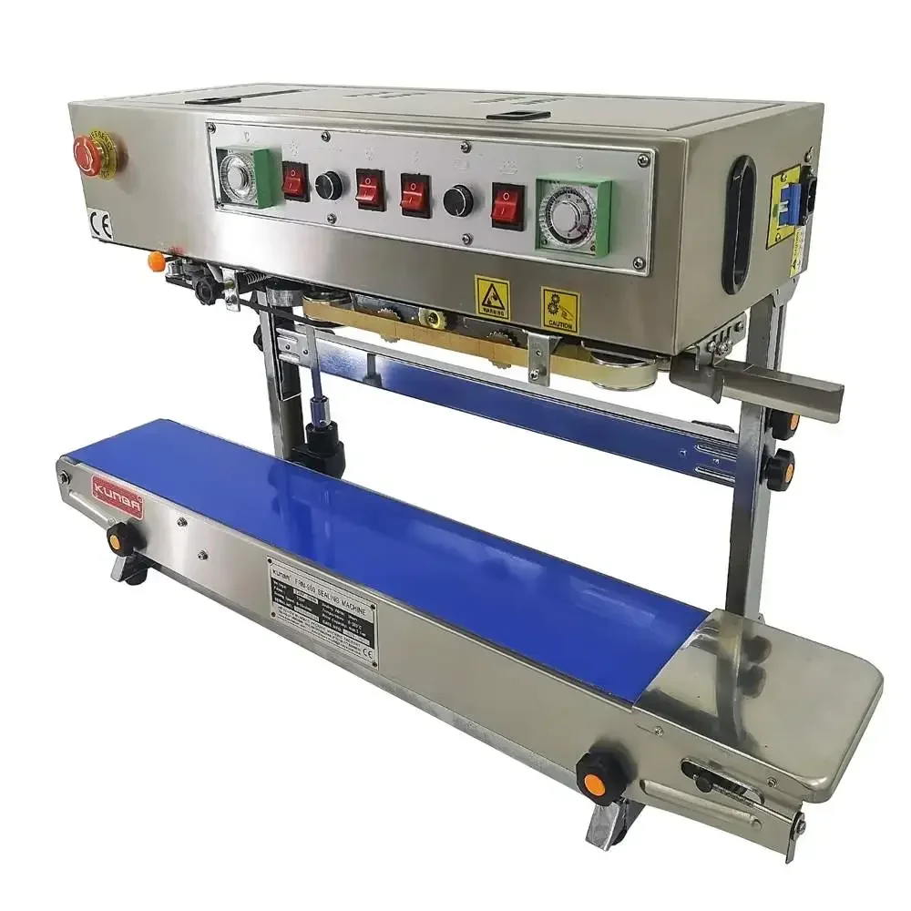 

Film Sealer Plastic Bags Sealing Machine Stand-up Pouch Vertical Horizontal Double Position Usage Durable 3 Years Warranty