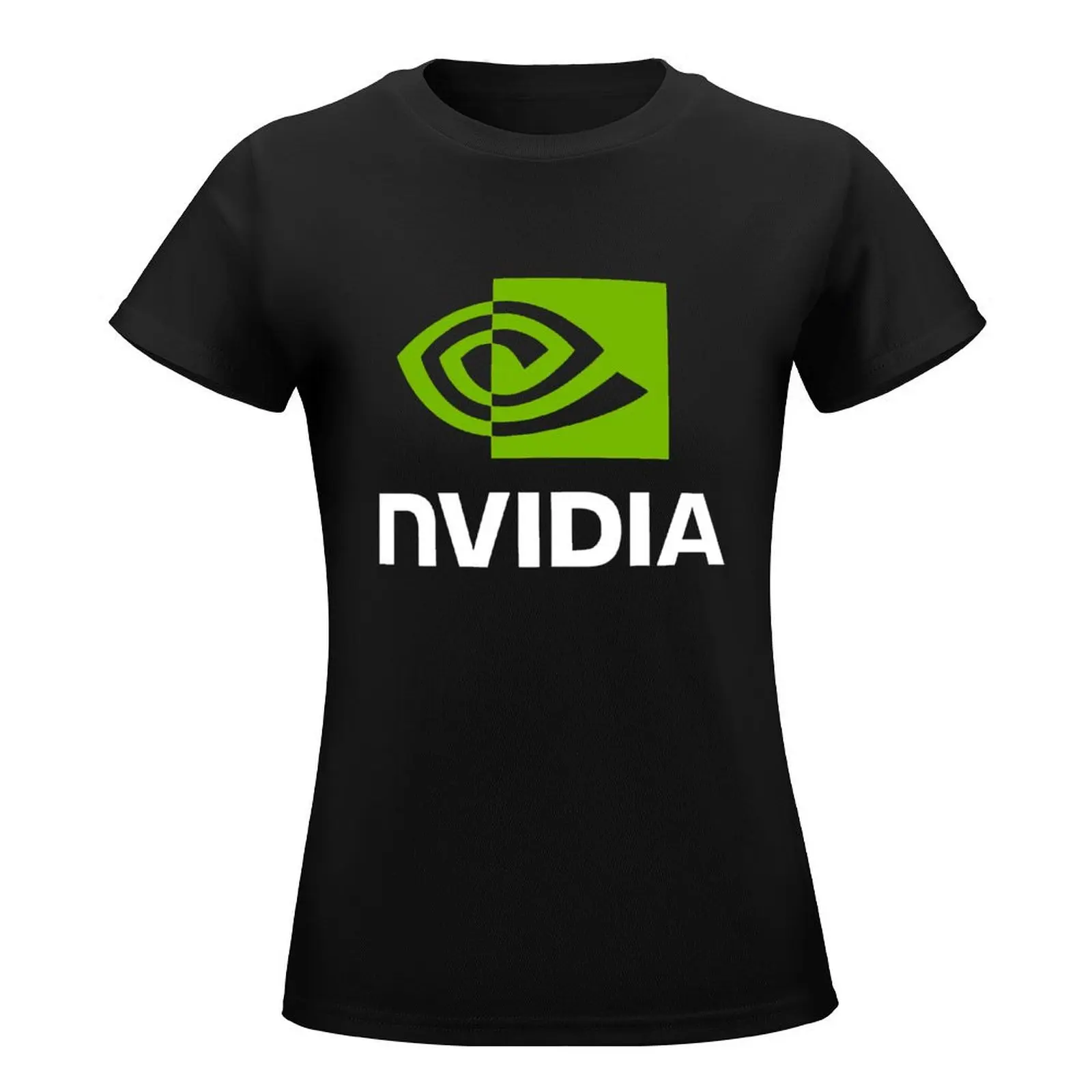 Nvidia For Fans T-Shirt kawaii clothes Female clothing animal prinfor spring clothes Women 2024