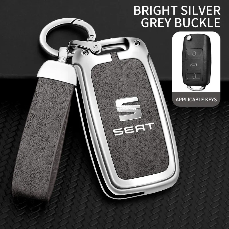 Car Remote Key Case Cover Shell For SEAT Leon Ibiza for VW Golf Jetta POLO for Skoda Superb Rapid Octavia Keychain Accessories