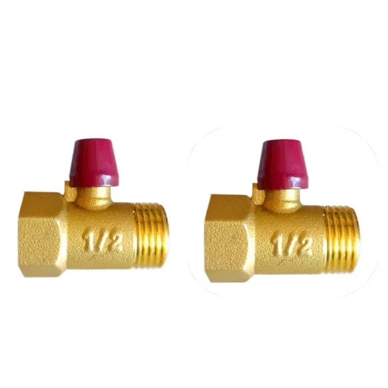 SHX Brass Ball Valve 4 Parts Inside and Outside Wire Butterfly Valve DN15 Straight Inside and Outside Thread Small Ball